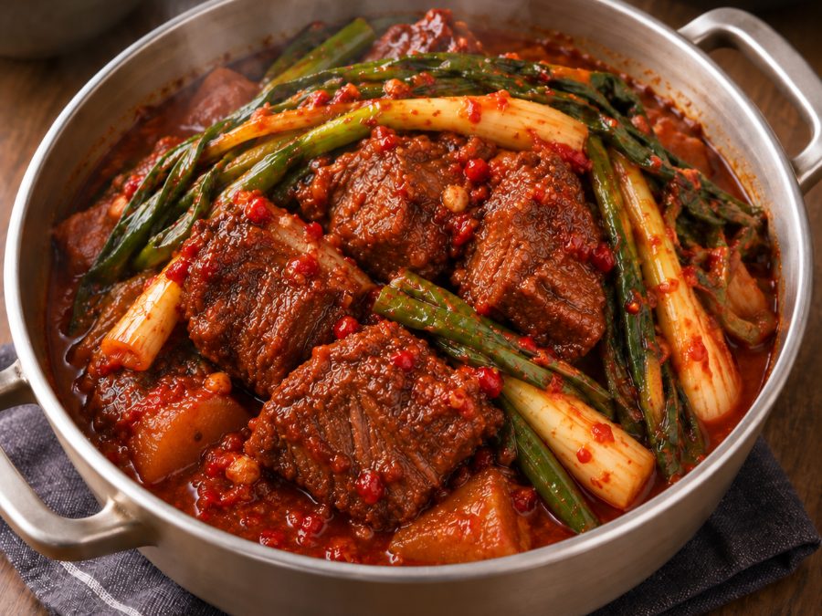 정호영 파김치갈비찜 완성 사진