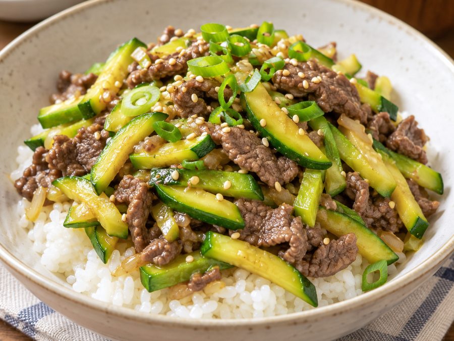 김대석 소고기애호박볶음 완성 사진