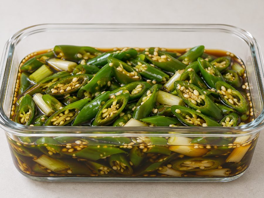 고추장아찌 완성 사진